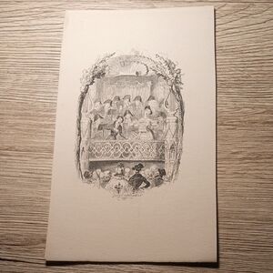 Vintage Black and White Art Print